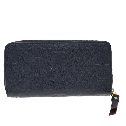 Louis Vuitton Portefeuille zippy Monogramme Empreinte Monogramme Empreinte, NAVY, LEATHER, Wallets