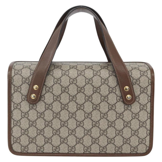 Gucci Horsebit 1955 Boston Bag GG Coated Canvas, BEIGE, CANVAS, Handbag