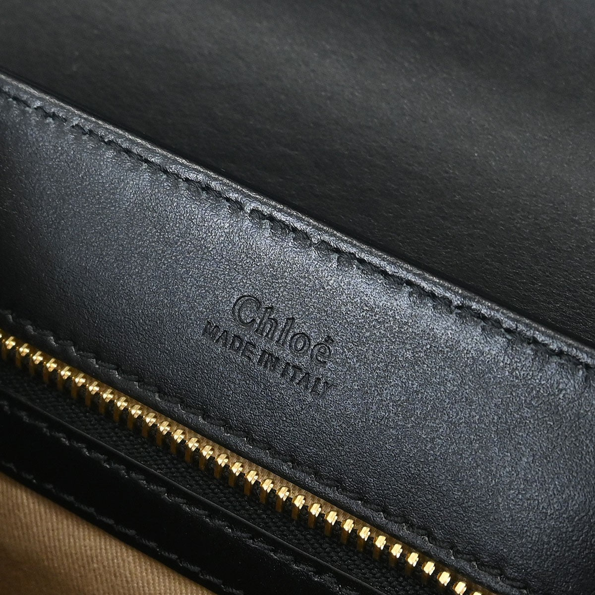 Chloe C Double Carry Bag Leather, BLACK, LEATHER, Shoulder bag