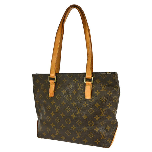 Louis Vuitton Cabas Piano Monogram Canvas, BROWN, CANVAS, Tote bag