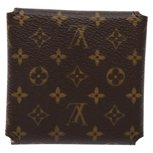 Louis Vuitton CASE JEWELRY BOX Canvas, BROWN, CANVAS, Wallets