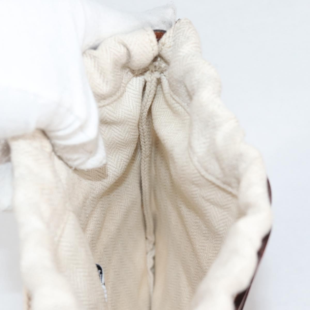 Loewe Anagram Drawstring Bucket Crossbody Bag Leather with Canvas, BEIGE, LEATHER, Crossbody bag