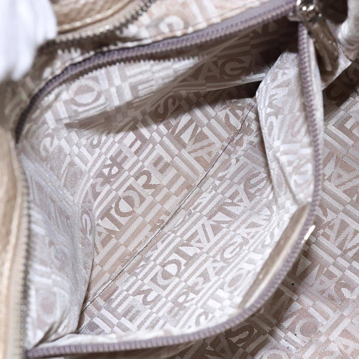 Salvatore Ferragamo Marisa Satchel Leather, GOLD, LEATHER, Handbag