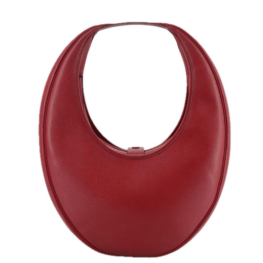 Hermes Foley cognac Handbag Leather, RED, LEATHER, Shoulder bag