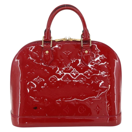 Louis Vuitton Alma Handbag Patent Leather, RED, PATENT_LEATHER, Handbag