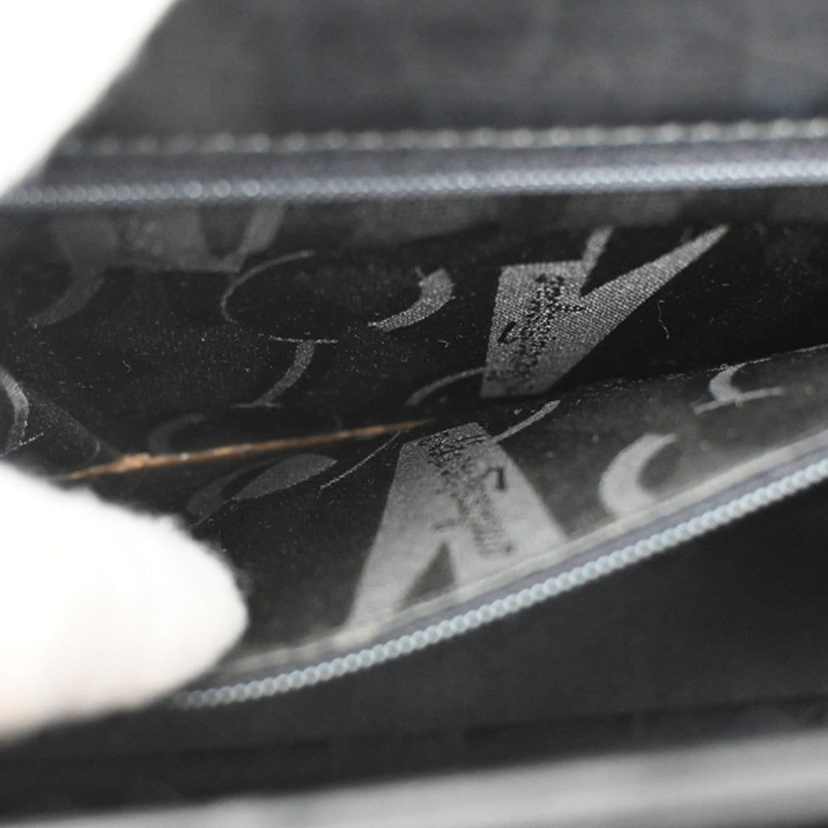 Salvatore Ferragamo Gancini Convertible Top Handle Bag Suede, BLACK, LEATHER, Handbag