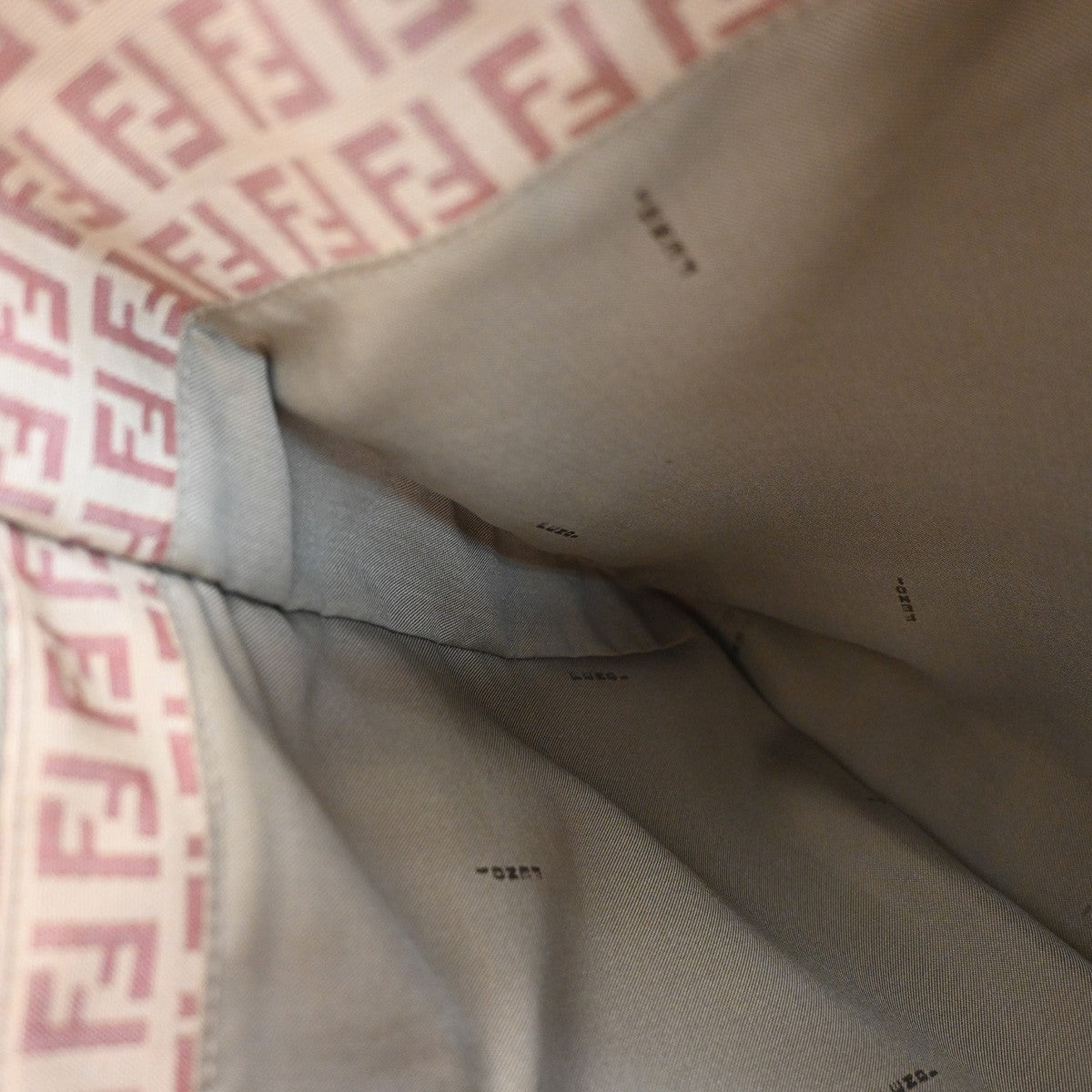 Fendi Vintage Zucca Zucca canvas, PINK, CANVAS, Handbag