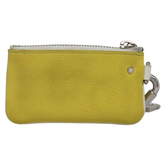 Louis Vuitton Pochette Clés Everyday LV leather, YELLOW, LEATHER, Wallets