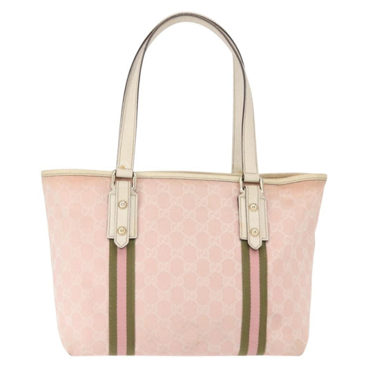 Gucci Jolicoeur Tote GG Canvas, PINK, CANVAS, Tote bag