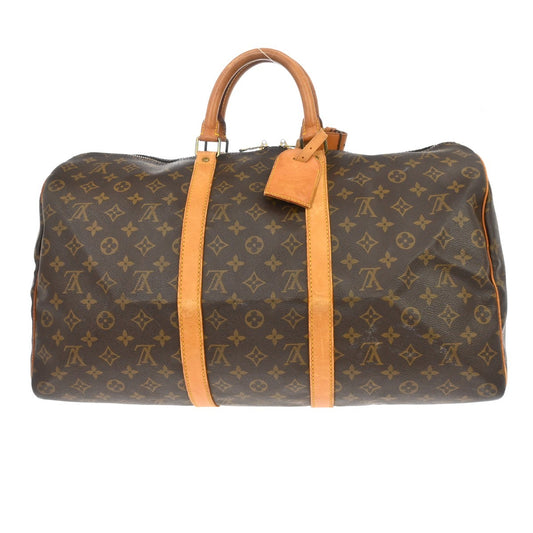 Louis Vuitton Keepall Bag Monogram Canvas, Brown, Canvas, Travel Bag