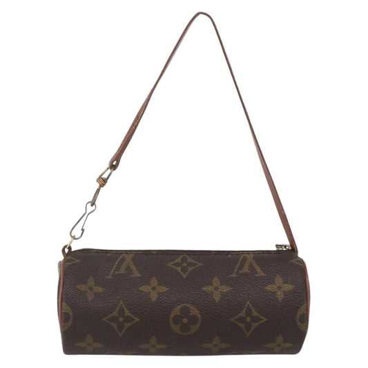 Louis Vuitton Papillon Pochette Monogram Canvas, BROWN, CANVAS, Clutche & pouche