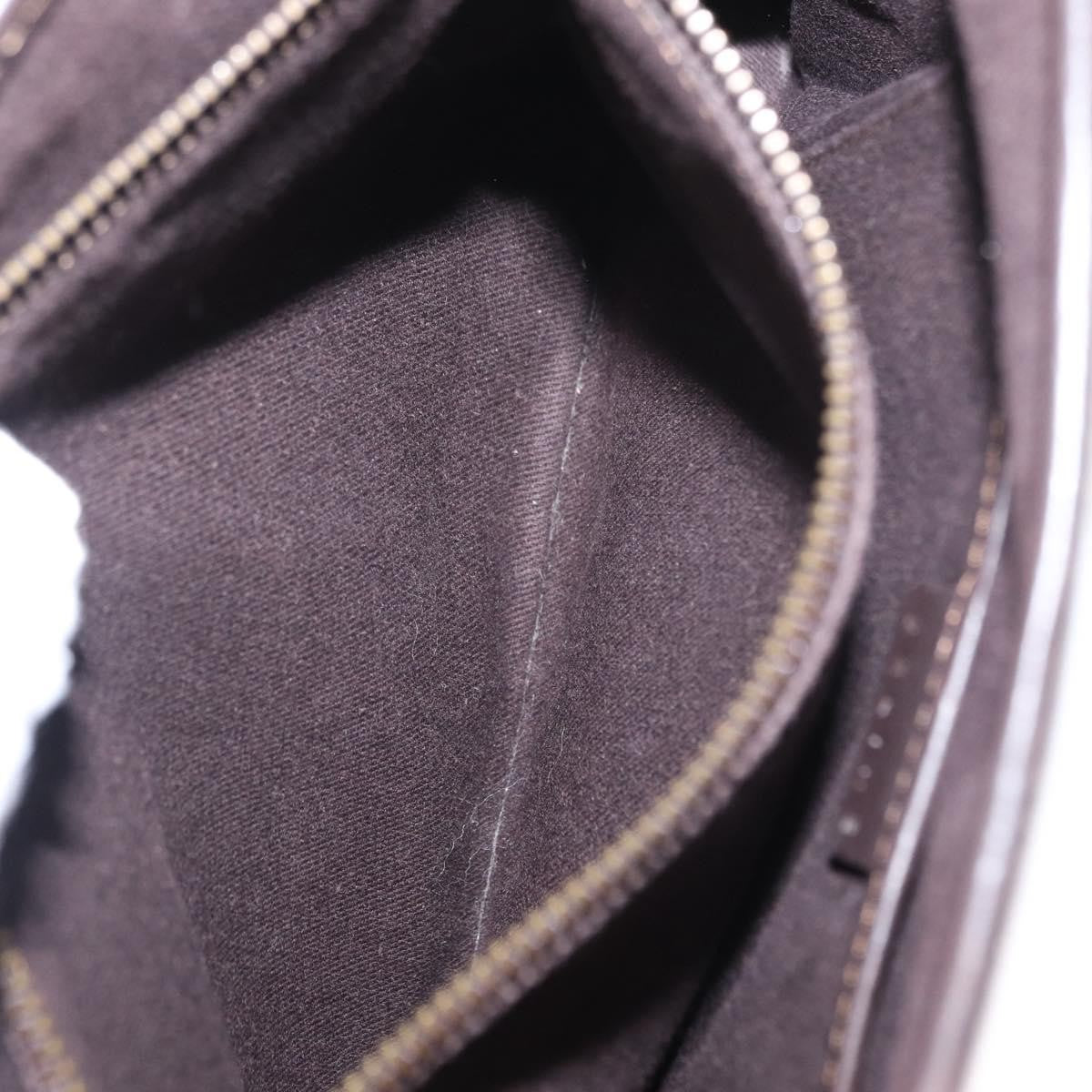 Celine Vintage Macadam Handbag Canvas, BEIGE, CANVAS, Handbag