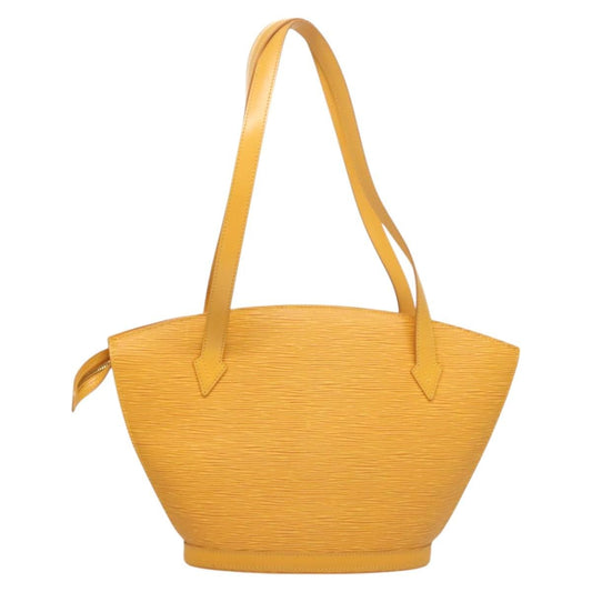 Louis Vuitton Saint Jacques Handbag Epi Leather, YELLOW, LEATHER, Handbag
