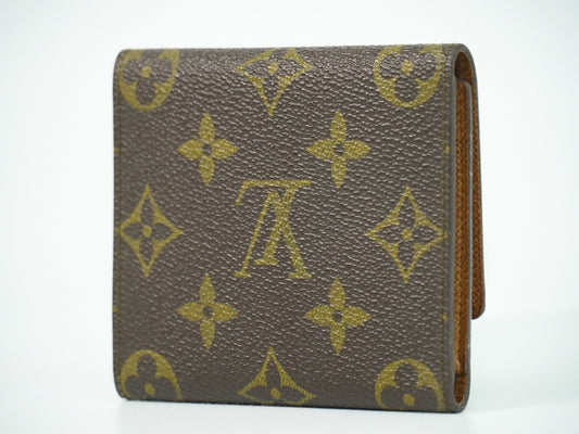 Louis Vuitton Porte Tresor Etui Papiers Wallet Monogram Canvas, BROWN, CANVAS, Card Holders