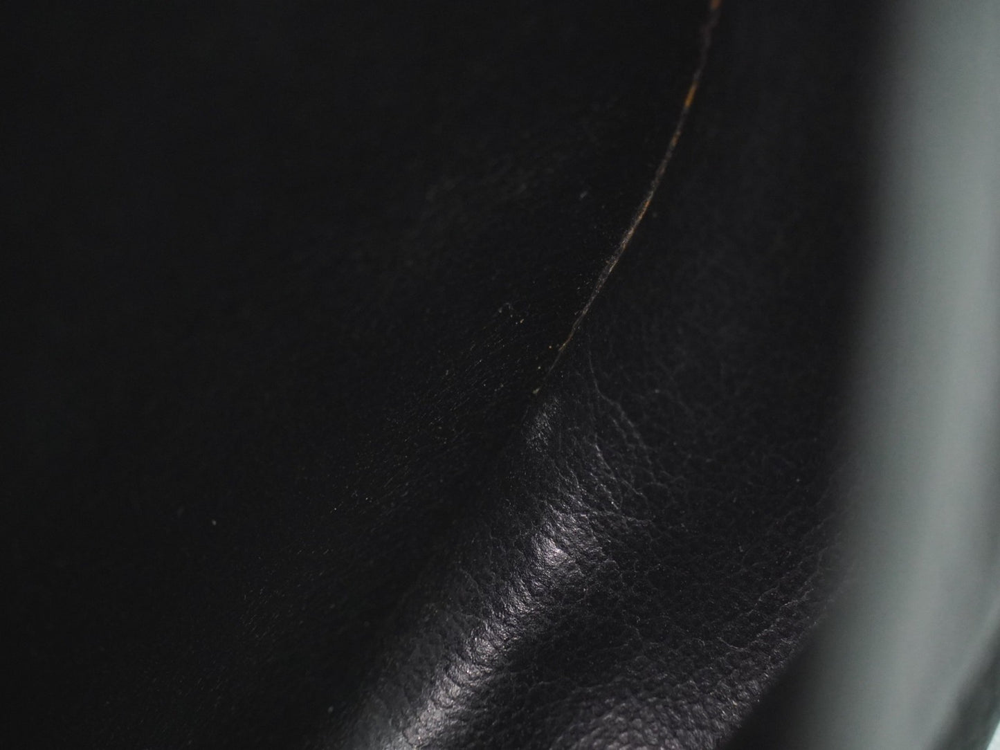 Christian Dior Vintage Shoulder Bag Leather, Black, Leather, Shoulder Bag