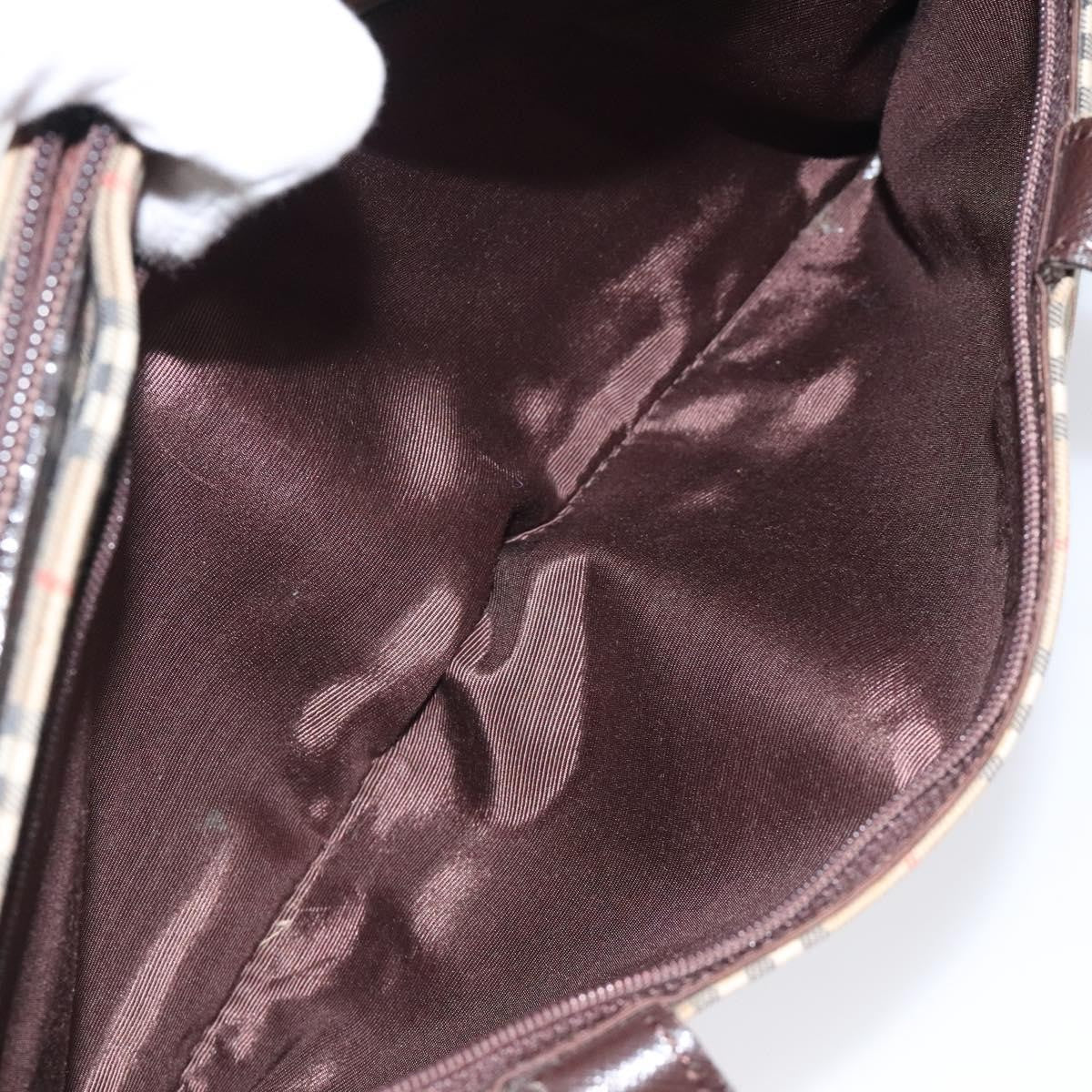 Burberry Nova Check Handbag Nova Check Canvas and leather, BEIGE, CANVAS, Handbag