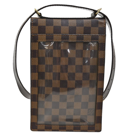 Louis Vuitton Portobello Messenger Damier, Brown, Canvas, Shoulder Bag