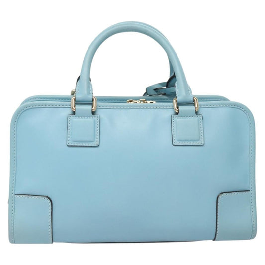 Loewe Amazona Bag Leather, BLUE, LEATHER, Handbag