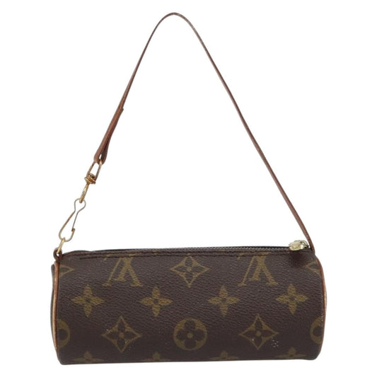 Louis Vuitton Papillon Pochette Monogram Canvas, BROWN, CANVAS, Clutche & pouche
