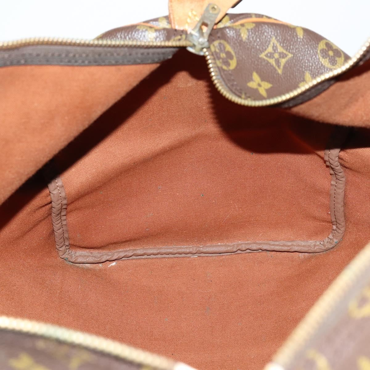 Louis Vuitton Keepall Bag Monogram Canvas, BROWN, CANVAS, Travel bag