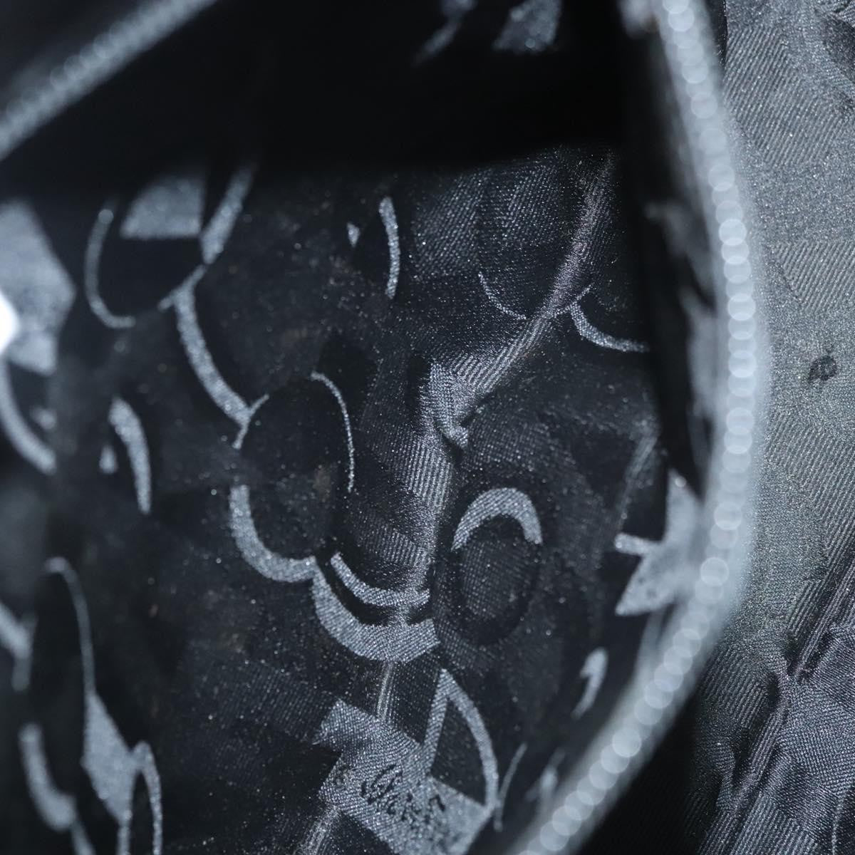 Salvatore Ferragamo Gancini Shoulder Bag Leather, BLACK, LEATHER, Shoulder bag