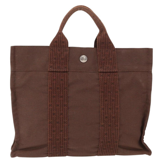Hermes Fourre-tout Herline Fourre-tout Herline, BROWN, CANVAS, Tote bag