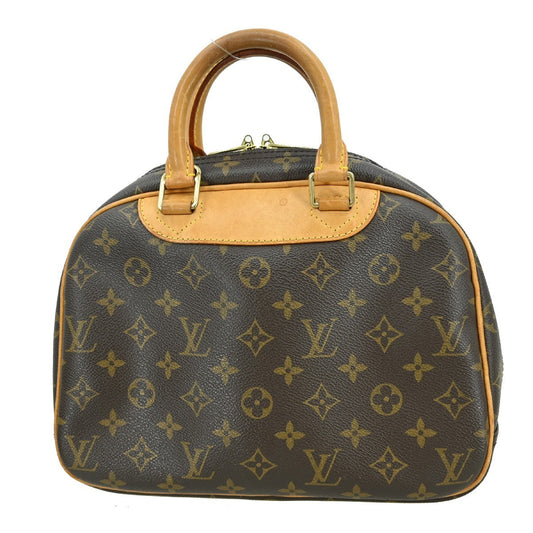 Louis Vuitton Trouville Handbag Monogram Canvas, BROWN, CANVAS, Handbag