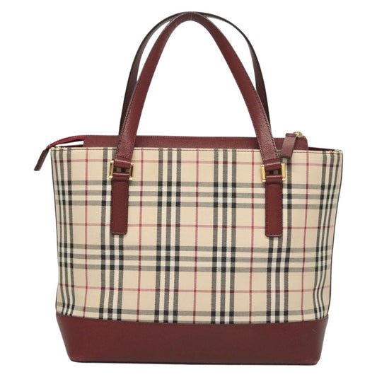 Burberry Nova Check Tote canvas check pattern, BEIGE, CANVAS, Tote bag