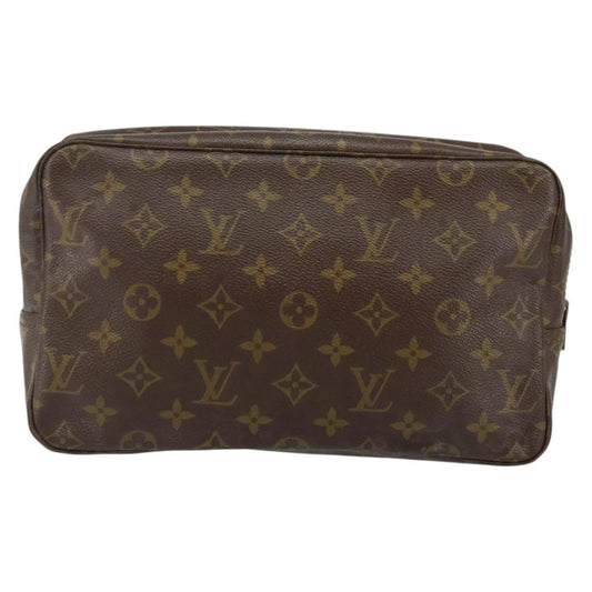 Louis Vuitton Trousse Toiletry Pouch Monogram Canvas, BROWN, CANVAS, Toiletry Case