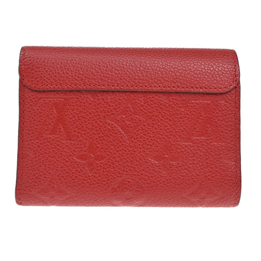 Louis Vuitton Pont Neuf Wallet Monogram Empreinte Leather, RED, LEATHER, Wallets