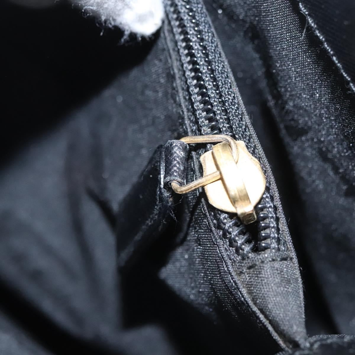 Salvatore Ferragamo Gancini Shoulder Bag Leather, BLACK, LEATHER, Shoulder bag