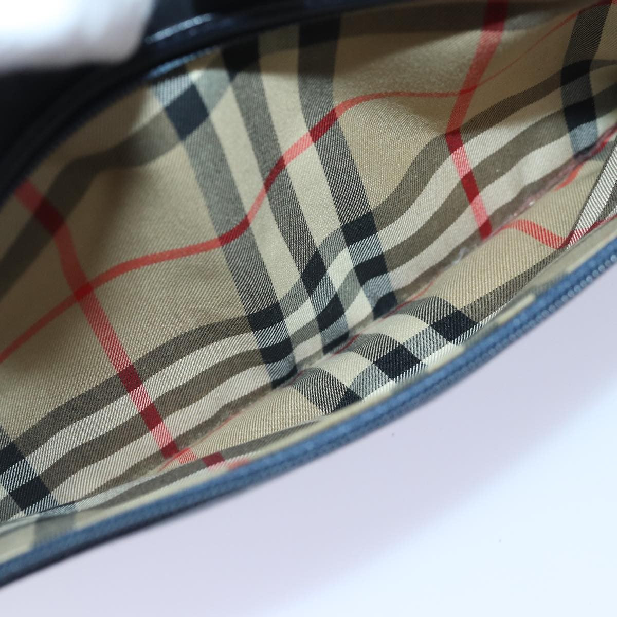 Burberry Vintage Shoulder Bag Nylon, NAVY, NYLON, Shoulder bag