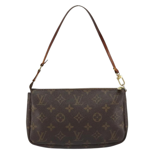 Louis Vuitton Pochette Accessoires NM Monogram Canvas, BROWN, CANVAS, Clutche & pouche