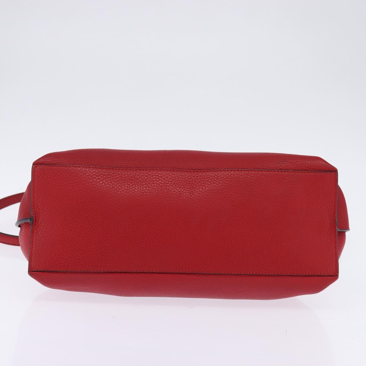 Gucci Bamboo Daily Top Handle Bag Leather, RED, LEATHER, Handbag