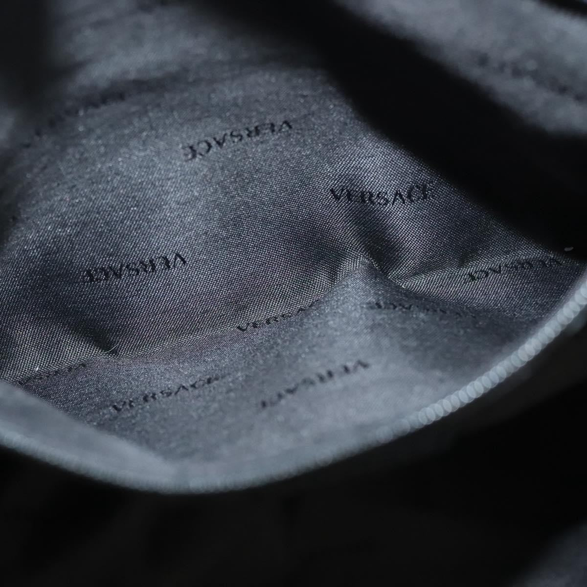 Versace Medusa Tote Leather, BLACK, LEATHER, Tote bag