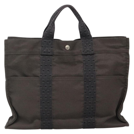 Hermes Fourre-tout Herline Fourre-tout Herline, GRAY, CANVAS, Tote bag