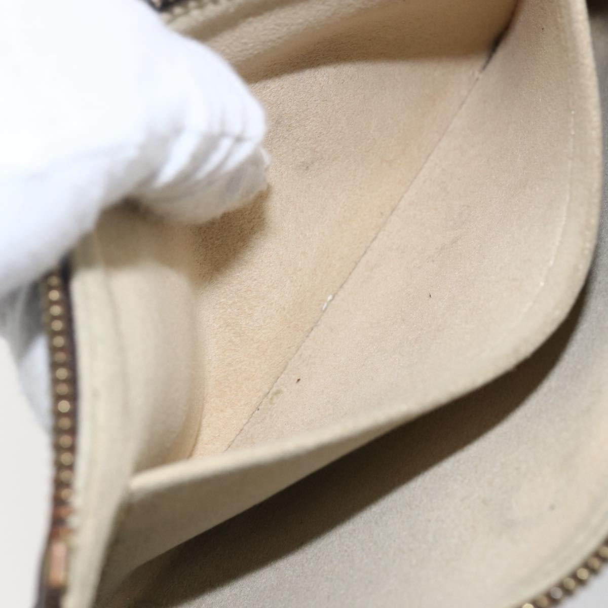 Louis Vuitton Milla Pochette Monogram Canvas, BROWN, CANVAS, Clutche & pouche