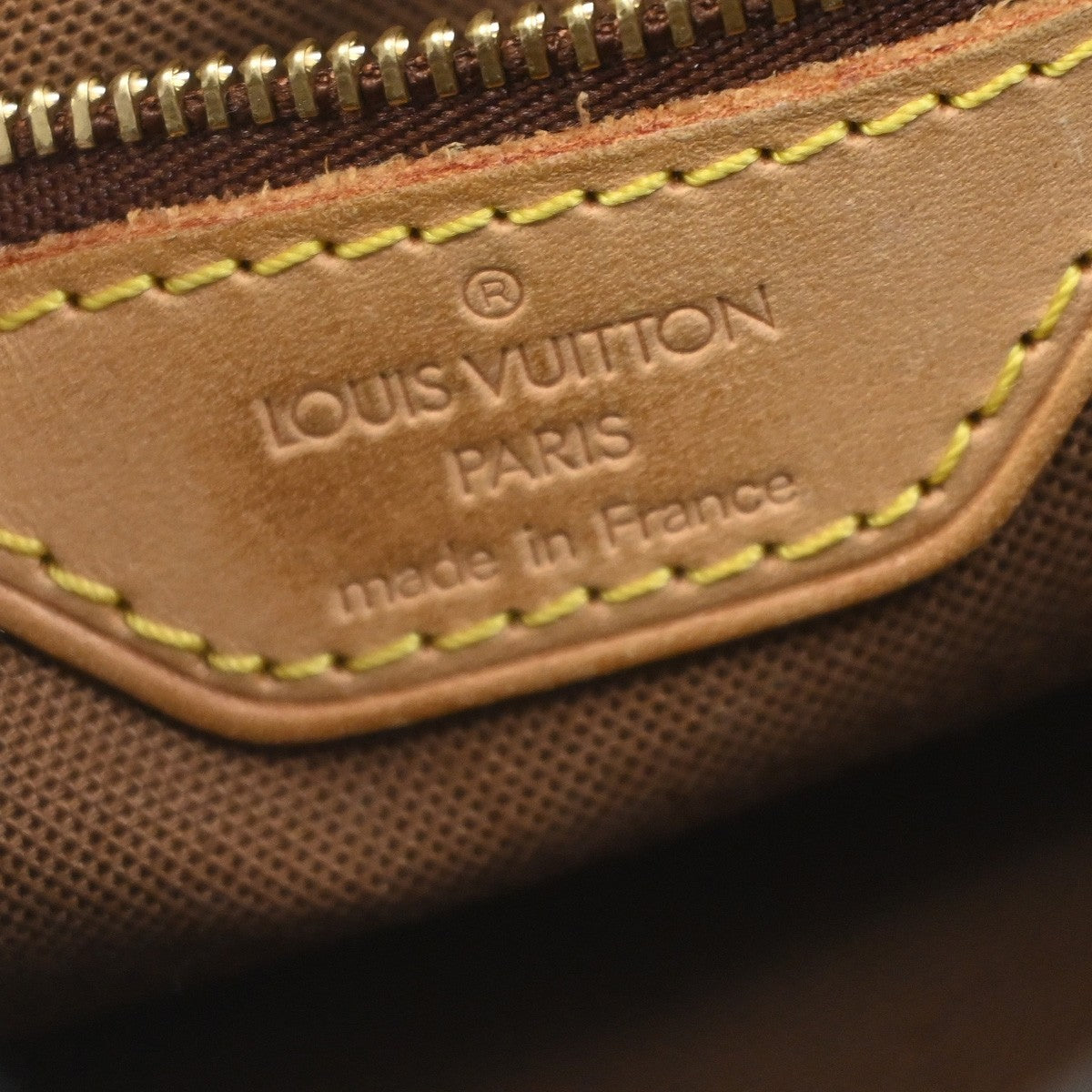 Louis Vuitton Trotteur Handbag Monogram Canvas, Brown, Canvas, Shoulder Bag