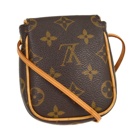 Louis Vuitton Cancun Pochette Monogram Canvas, BROWN, CANVAS, Clutche & pouche