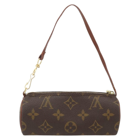 Louis Vuitton Papillon Pochette Monogram Canvas, BROWN, CANVAS, Clutche & pouche