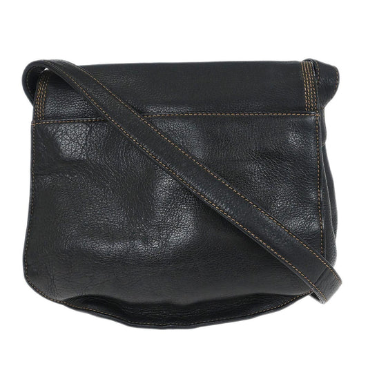 Loewe Anagram Shoulder Bag Leather, Navy, Leather, Shoulder Bag