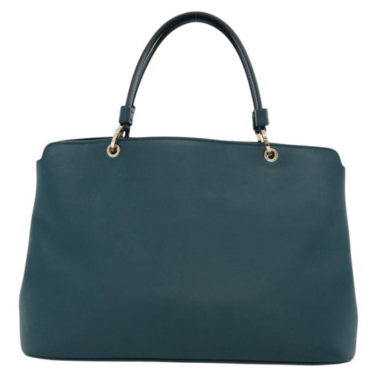 Bvlgari Handbag Leather, TURQUOISE, LEATHER, Handbag