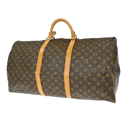 Louis Vuitton Keepall Bag Monogram Canvas, Brown, Canvas, Travel Bag