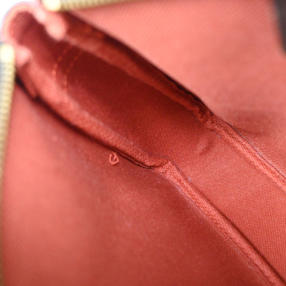 Louis Vuitton Trousse Make Up Bag Damier Canvas, BROWN, CANVAS, Clutche & pouche