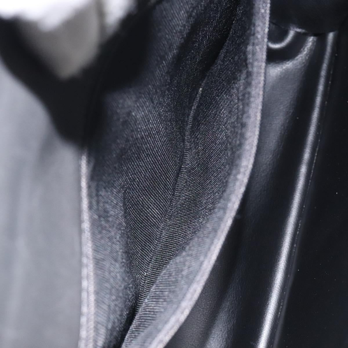 Bally Vintage Handbag Quilted Leather, GRAY, LEATHER, Handbag