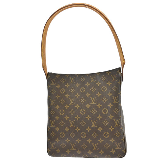 Louis Vuitton Looping Handbag Monogram Canvas, BROWN, CANVAS, Shoulder bag