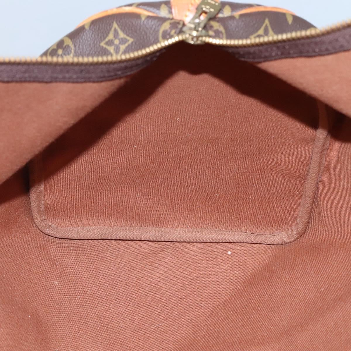 Louis Vuitton Keepall Bag Monogram Canvas, BROWN, CANVAS, Travel bag