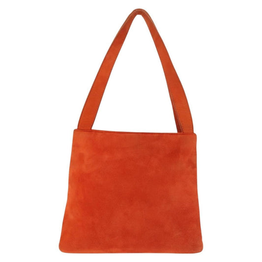 Bottega Veneta Hobo Suede, ORANGE, SUEDE, Handbag