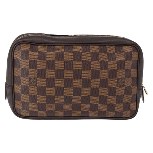 Louis Vuitton Trousse Toilette Monogram Canvas, BROWN, CANVAS, Clutche & pouche