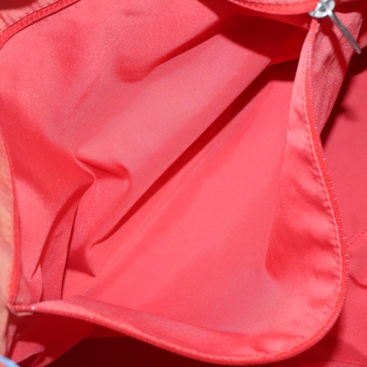 Chanel Travel Line Tote Nylon, RED, NYLON, Tote bag